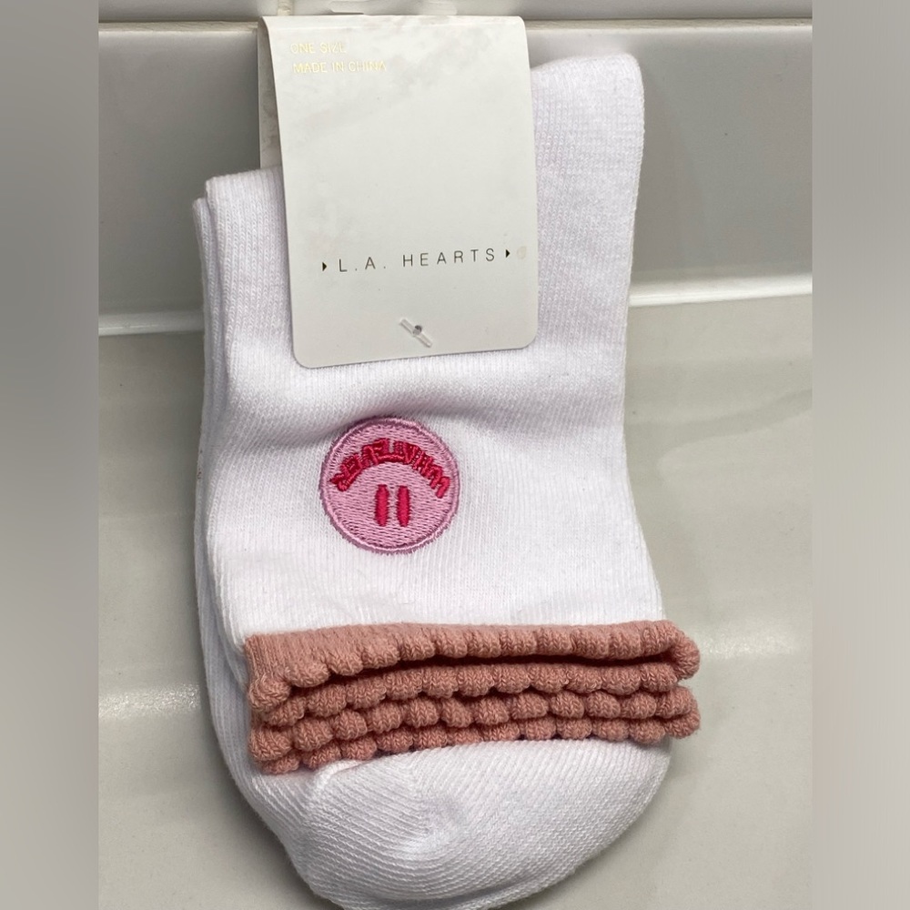 L.A. HEARTS COTTON BLEND SOCKS NEW